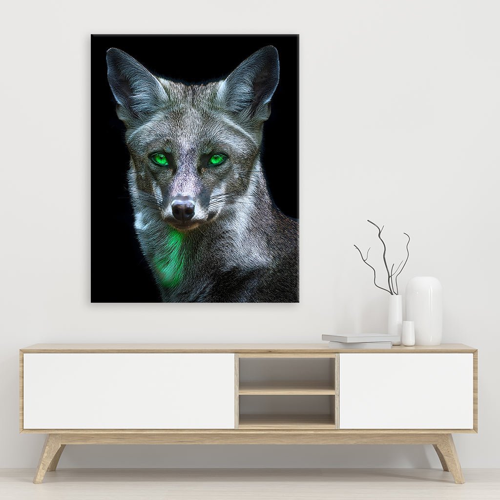 Fox with emerald eyes by Aldanis - Affengeile Bilder