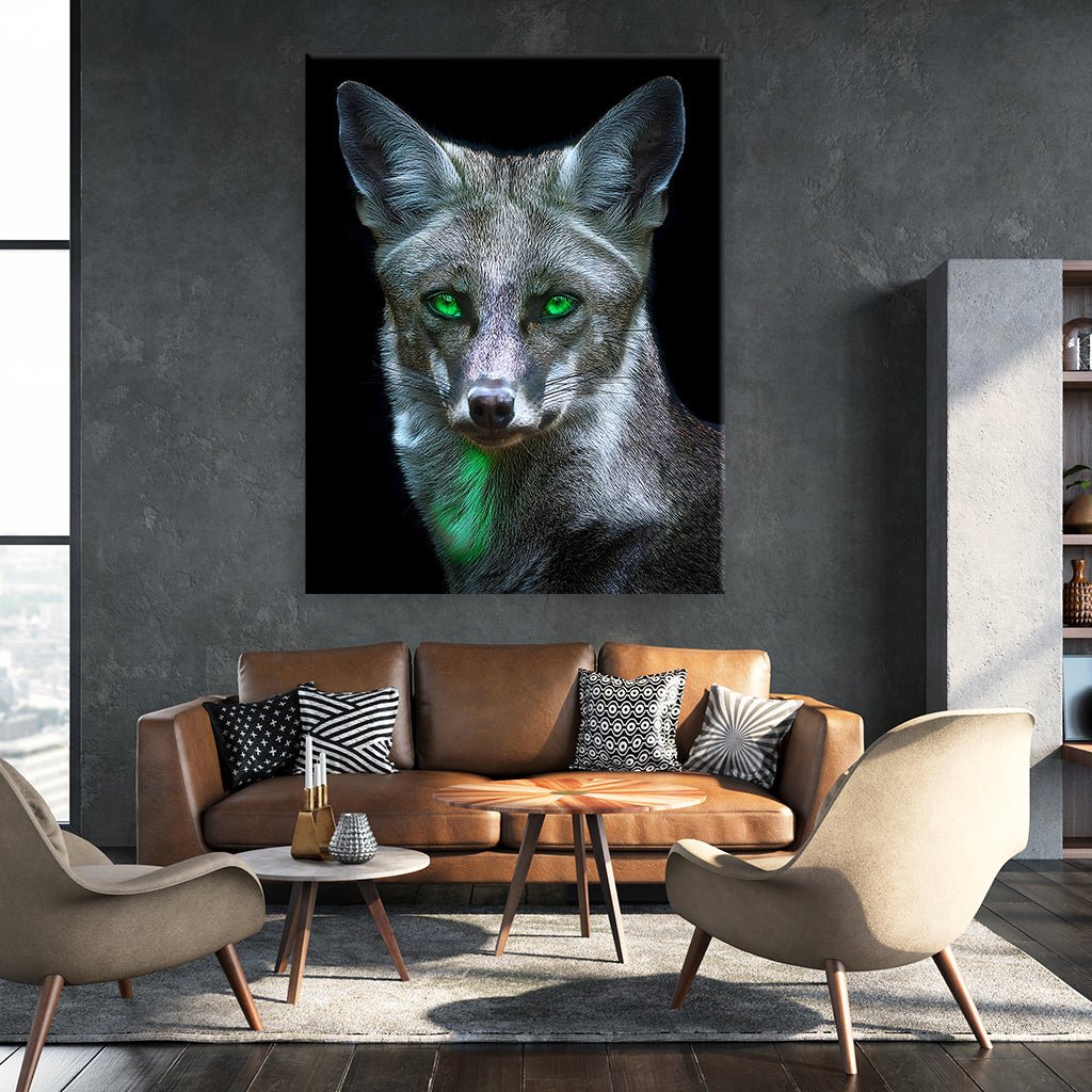 Fox with emerald eyes by Aldanis - Affengeile Bilder