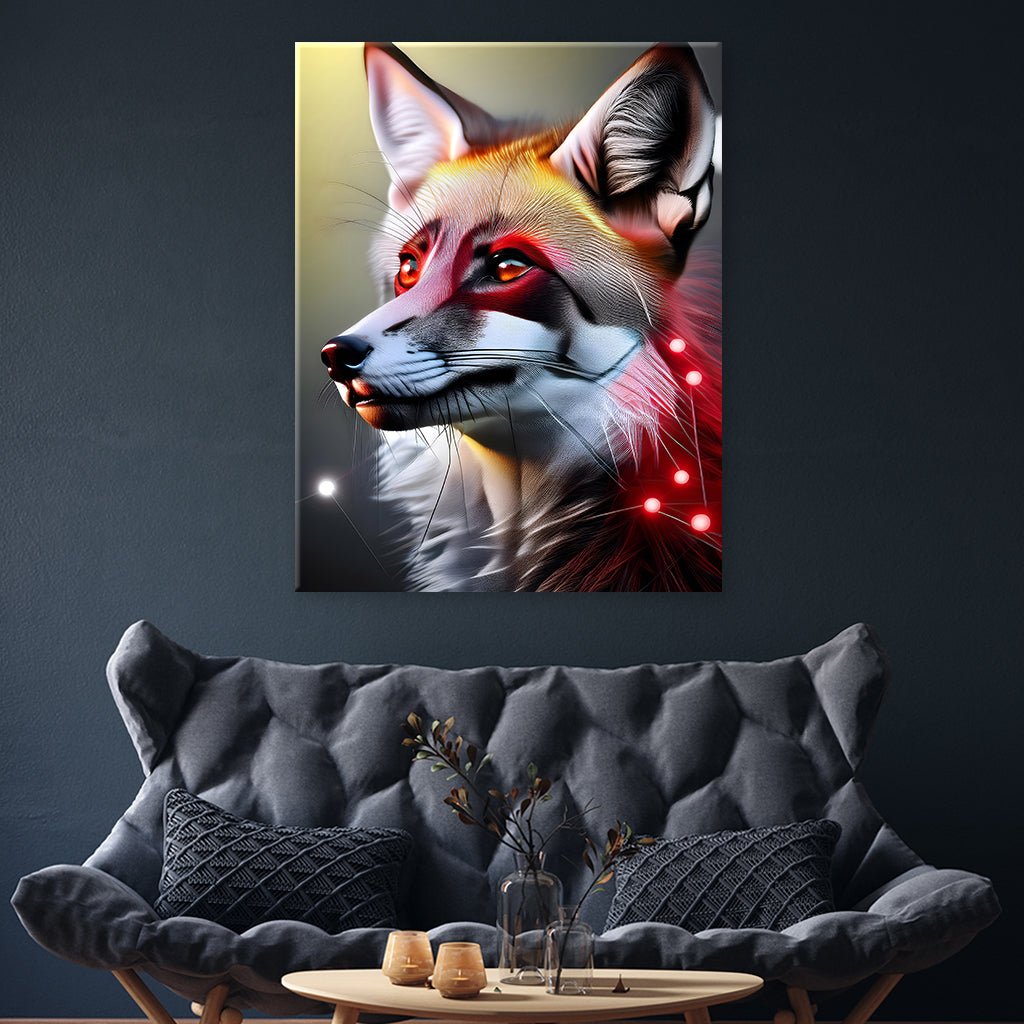 Fox with ruby - colored eyes by Aldanis - Affengeile Bilder