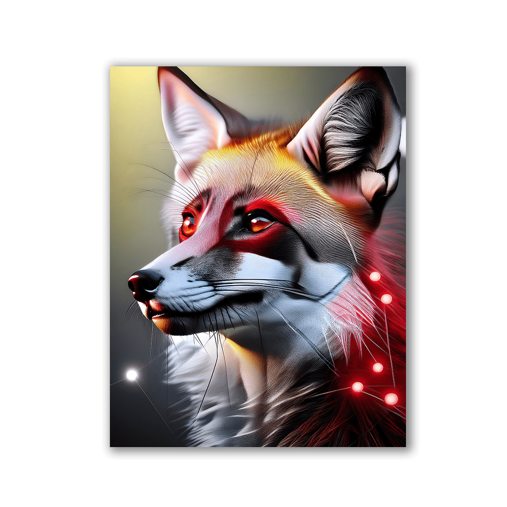 Fox with ruby - colored eyes by Aldanis - Affengeile Bilder