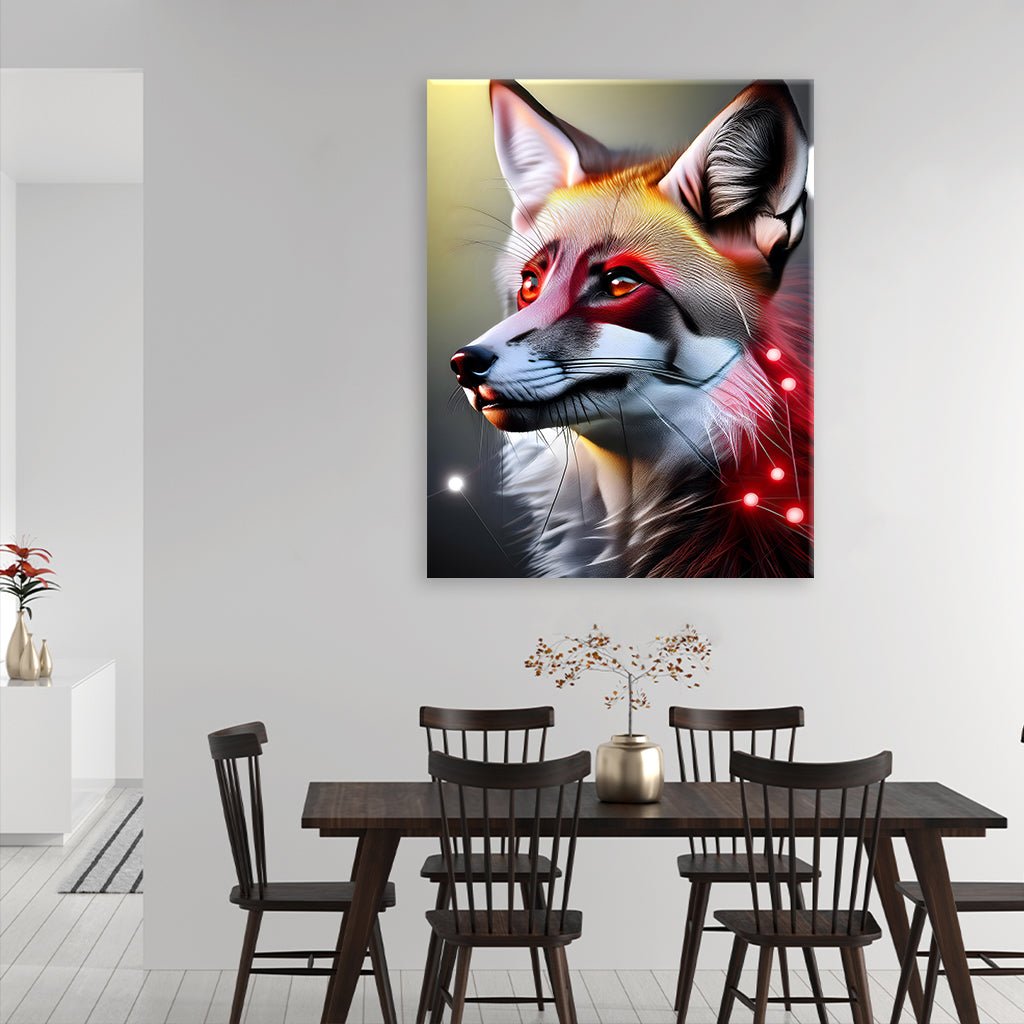 Fox with ruby - colored eyes by Aldanis - Affengeile Bilder