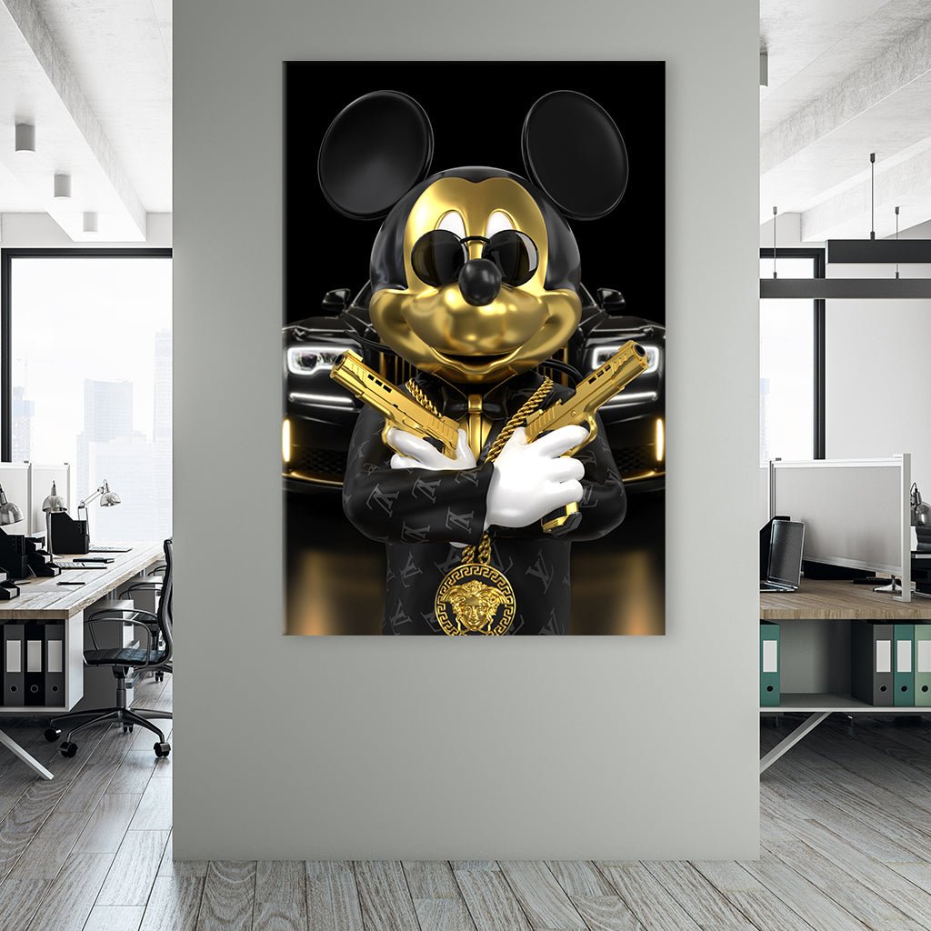 Gangster Mickey by Adrian Vieriu - Affengeile Bilder