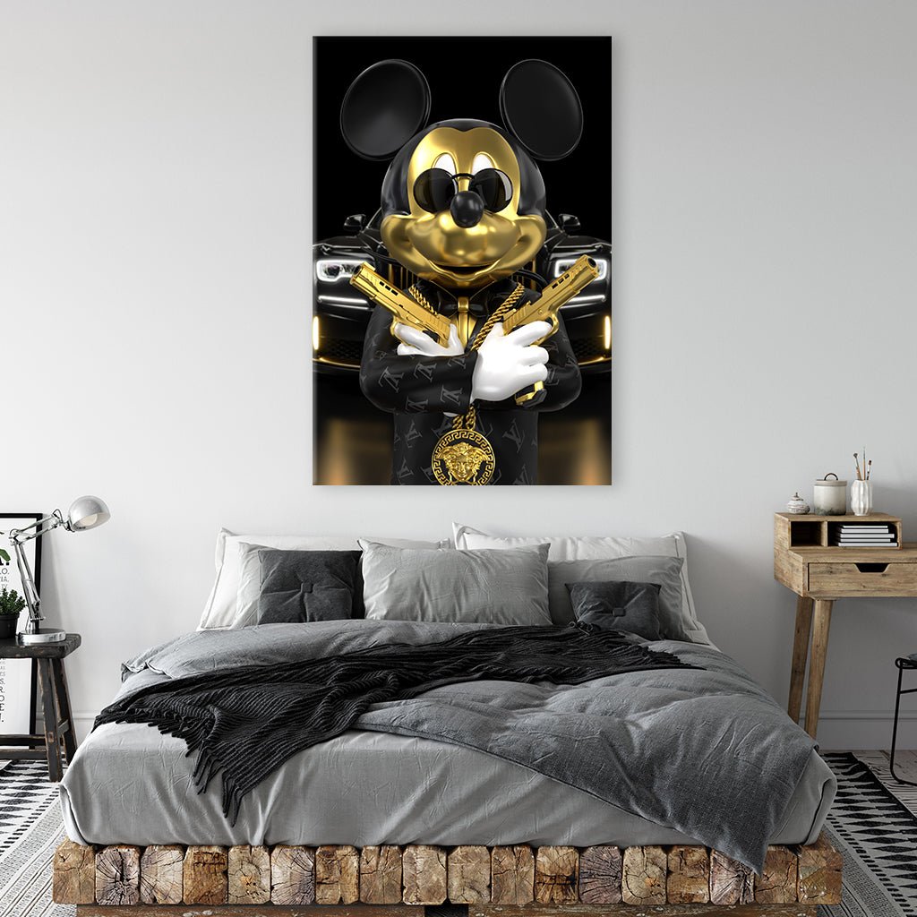 Gangster Mickey by Adrian Vieriu - Affengeile Bilder