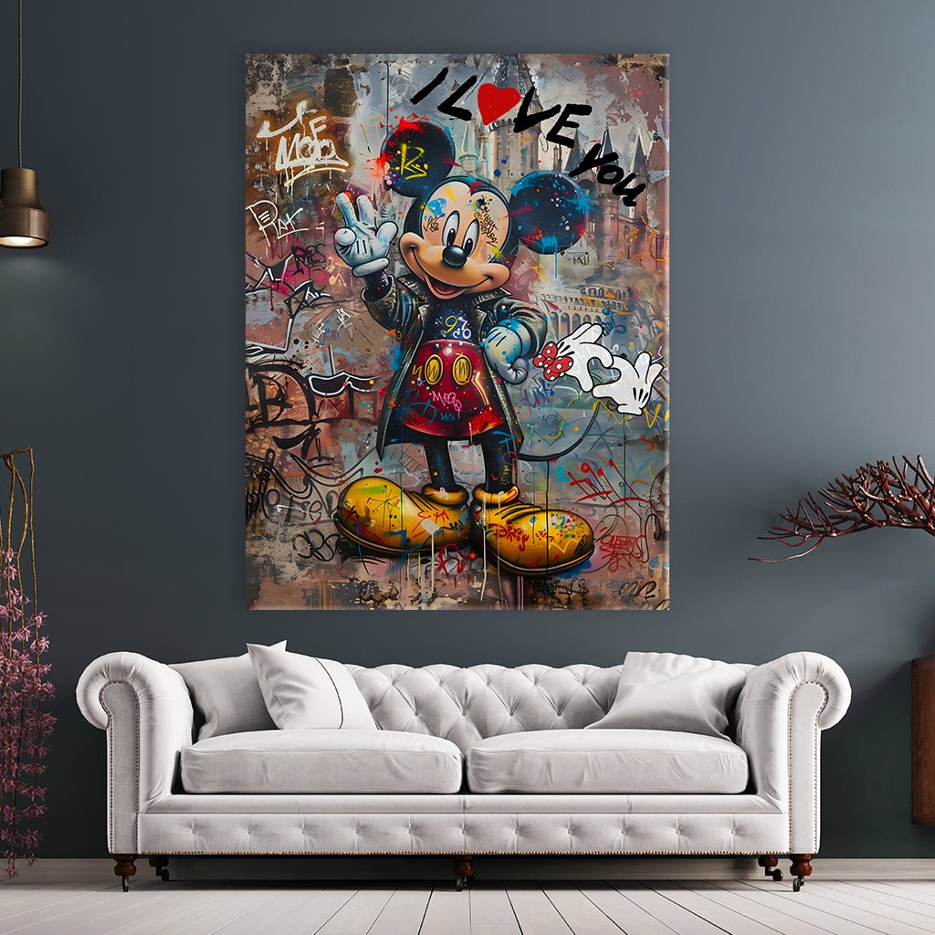 Gangster Mickey by Rosa Piazza - Affengeile Bilder