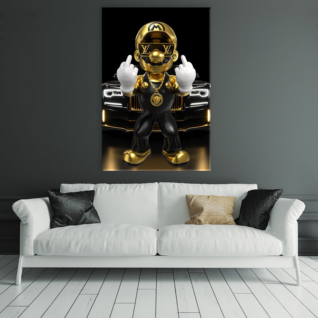 Golden Mario by Adrian Vieriu - Affengeile Bilder