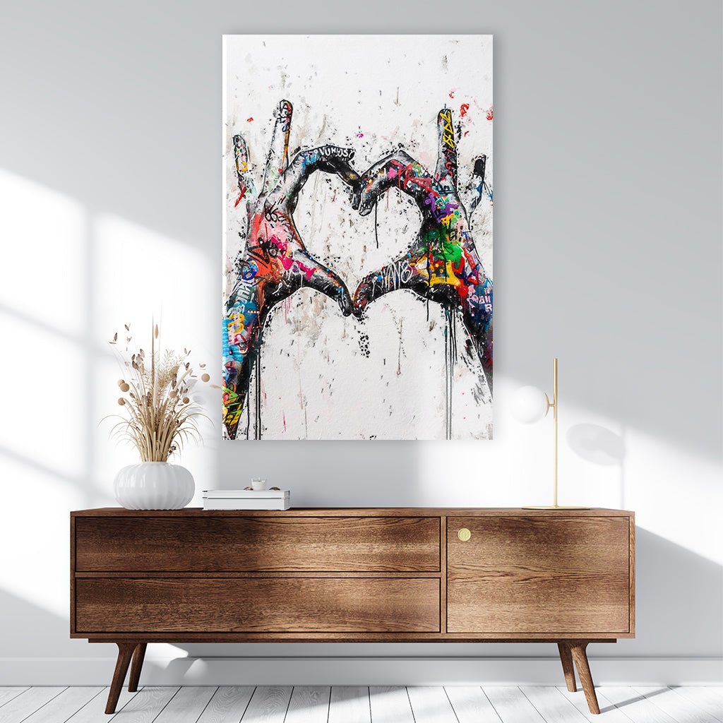 Graffit Heartsign by Adrian Vieriu - Affengeile Bilder