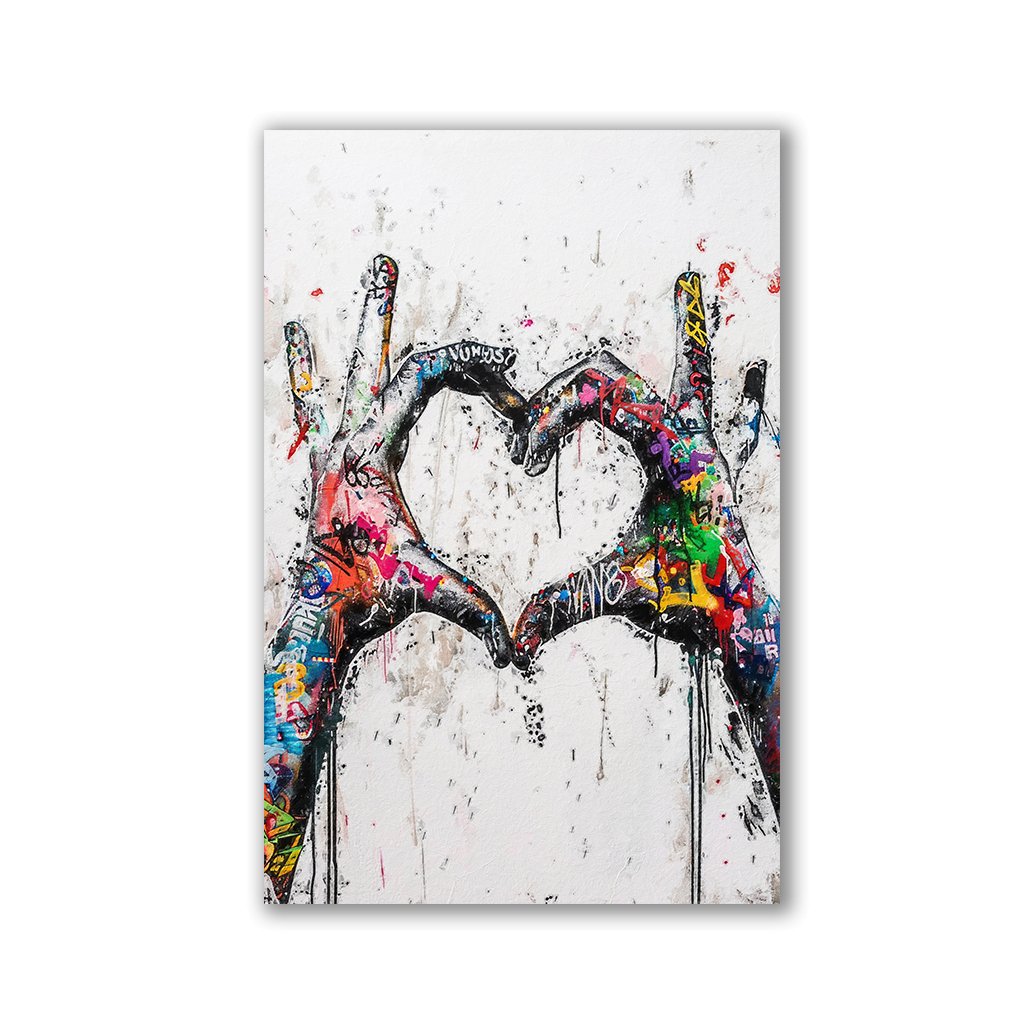 Graffit Heartsign by Adrian Vieriu - Affengeile Bilder
