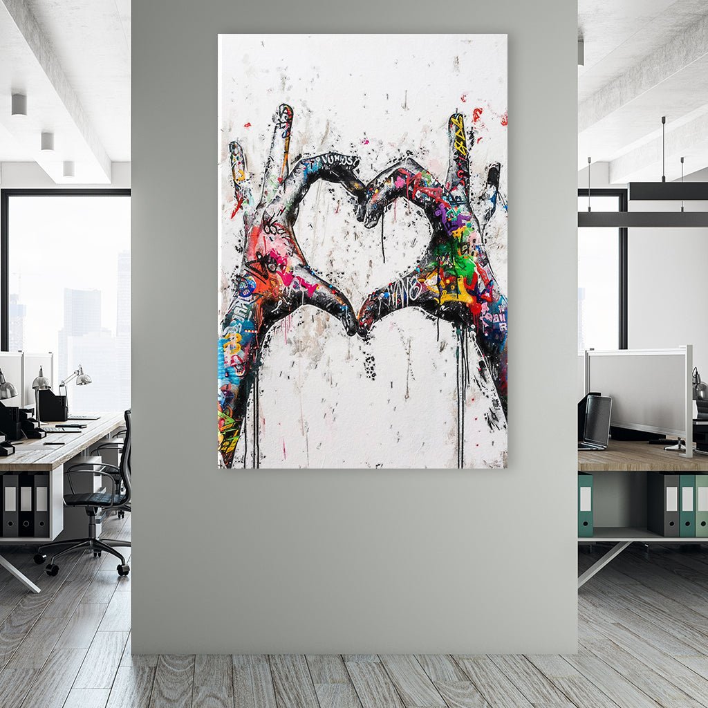 Graffit Heartsign by Adrian Vieriu - Affengeile Bilder