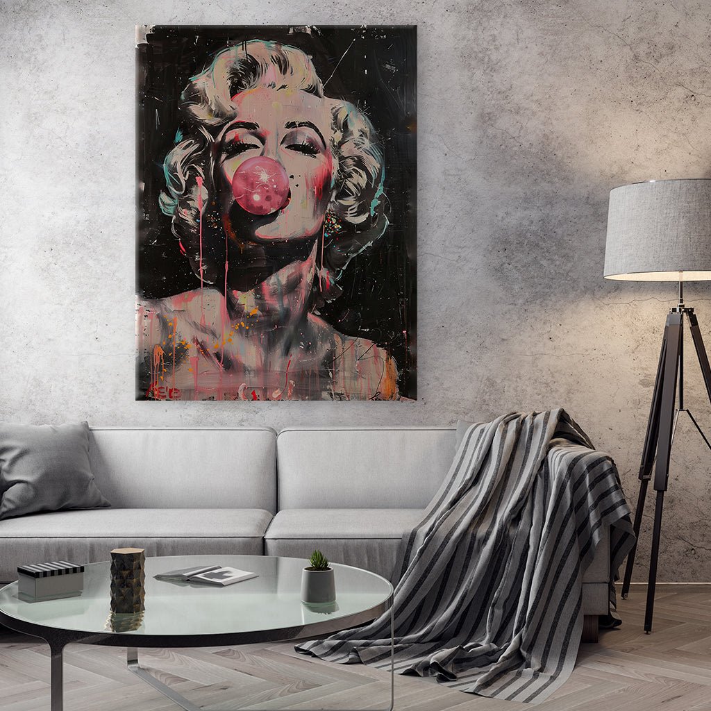 Monroe with Bubblegum by Daniel Decker - Affengeile Bilder