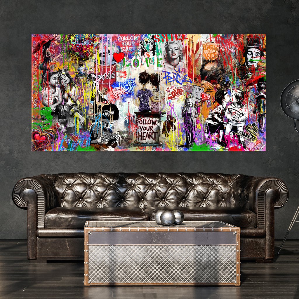 Peace and Love No2 by Adrian Vieriu - Affengeile Bilder