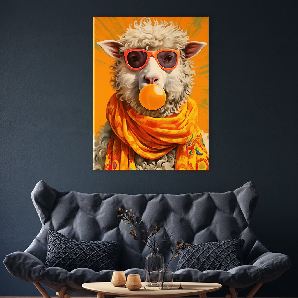 Pop Art Schaf by Frank Daske - Affengeile Bilder