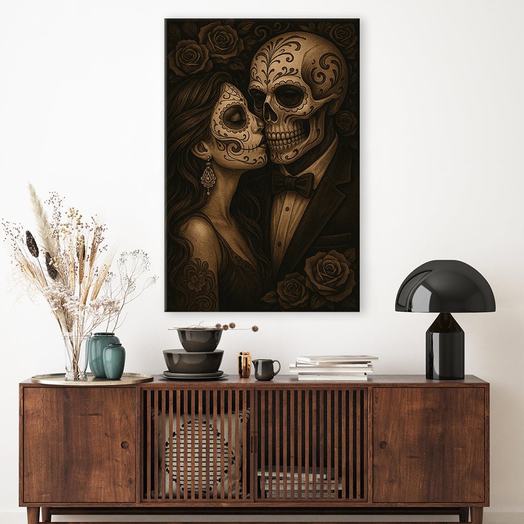 Sugar Skull Couple by Adrian Vieriu - Affengeile Bilder