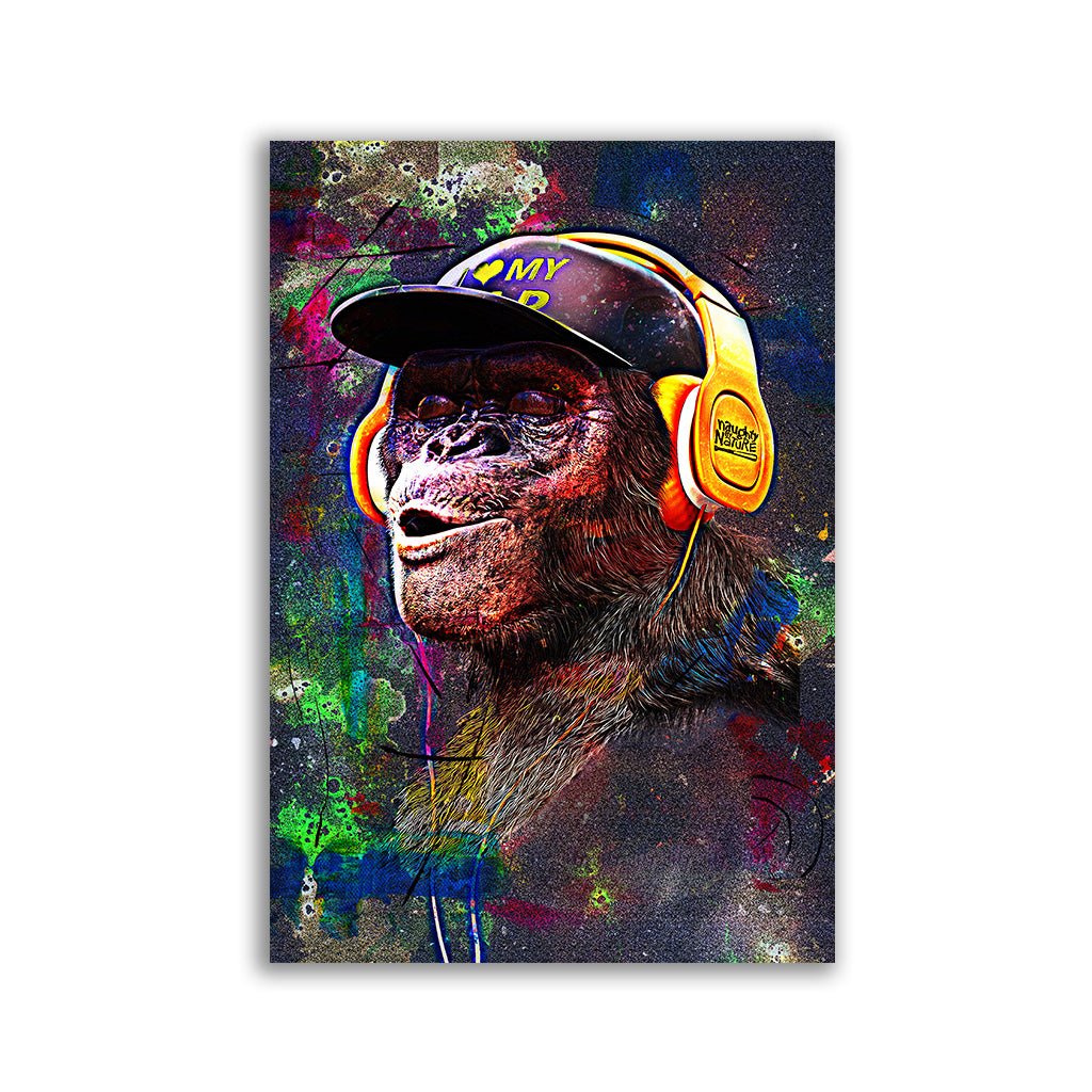 Affengeil Kopfhörer Abstrakt  by Juliano de Araujo -Affengeile Bilder