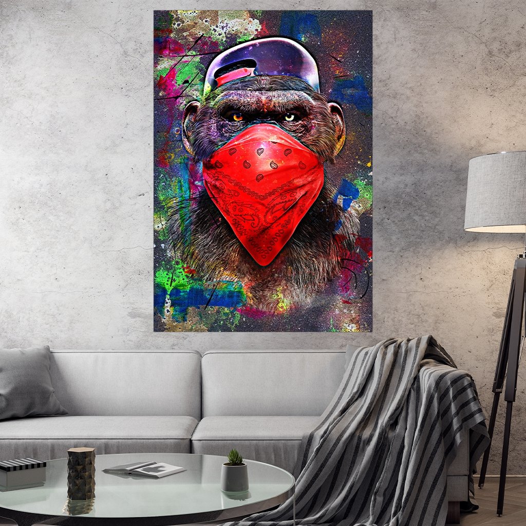 Affengeil Tuch Abstrakt by Juliano de Araujo - Affengeile Bilder