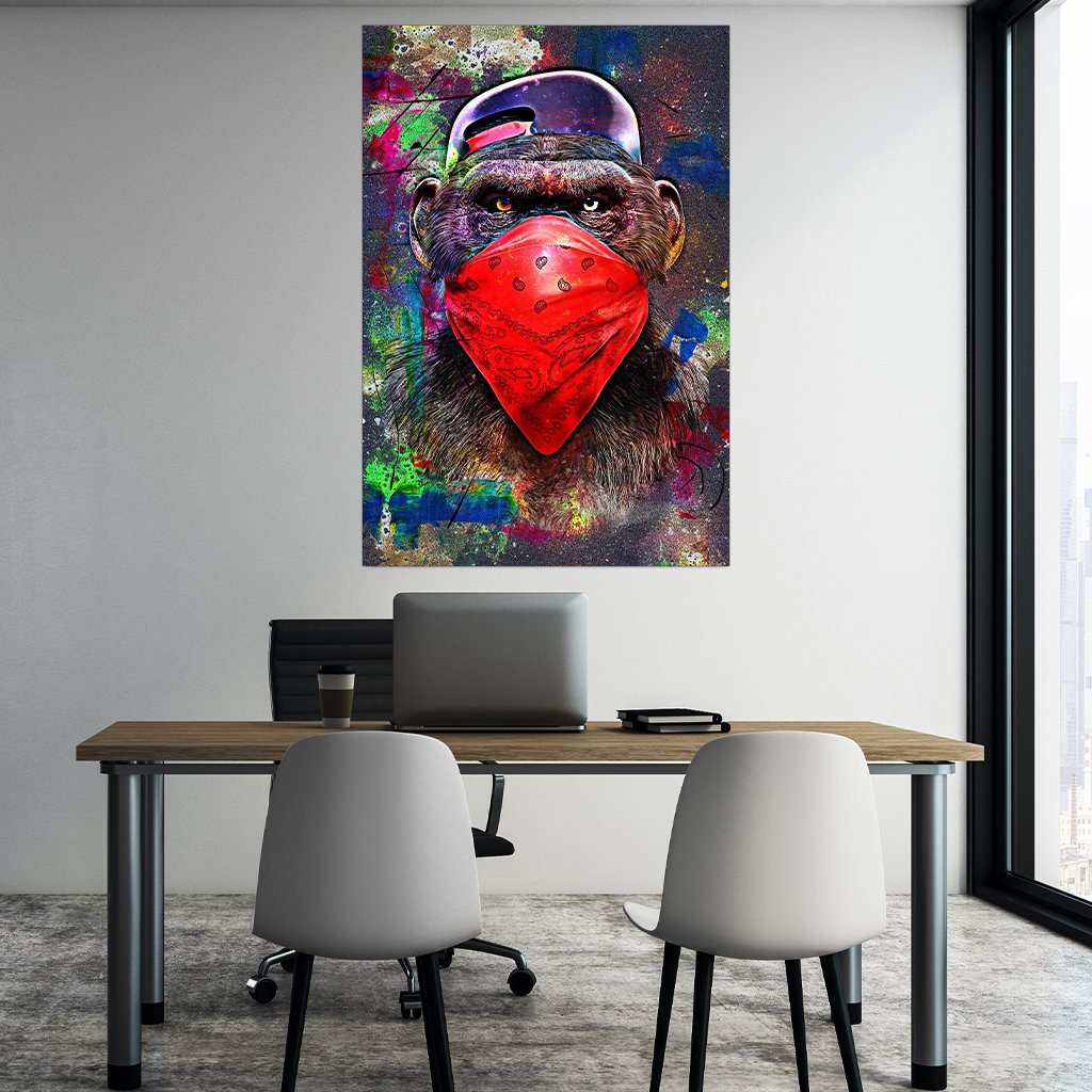 Affengeil Tuch Abstrakt by Juliano de Araujo - Affengeile Bilder