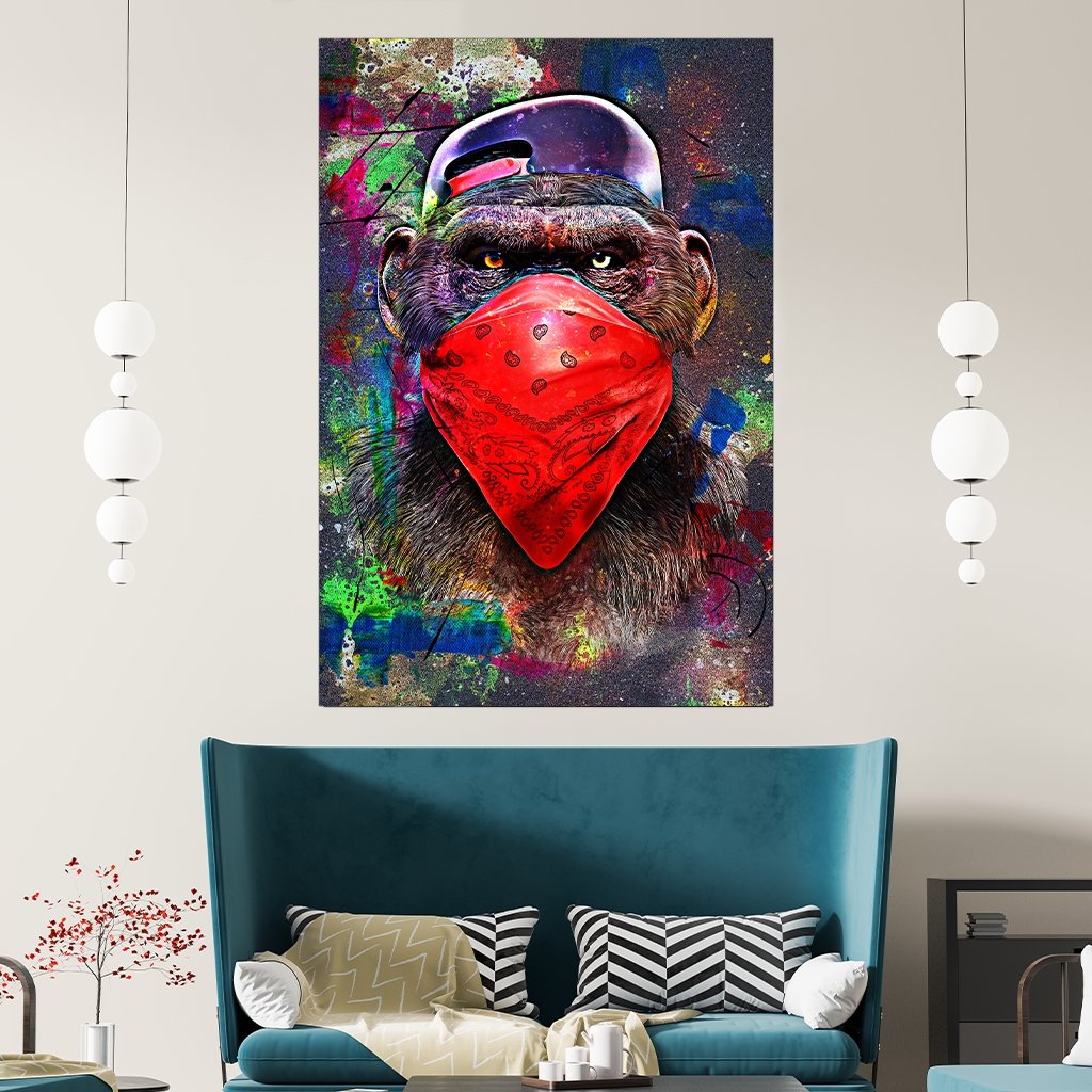 Affengeil Tuch Abstrakt by Juliano de Araujo - Affengeile Bilder