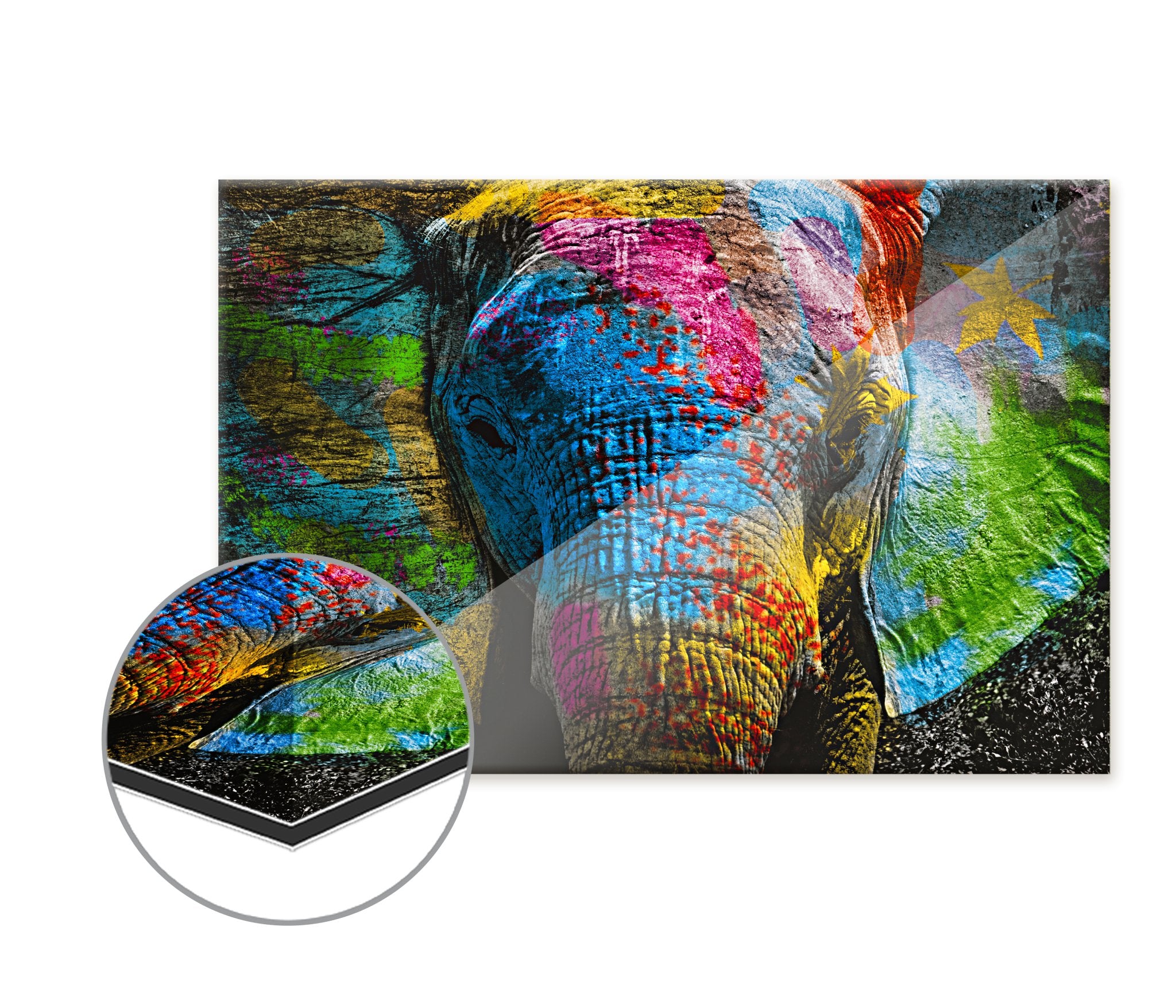 Color Elephant - Affengeile Bilder