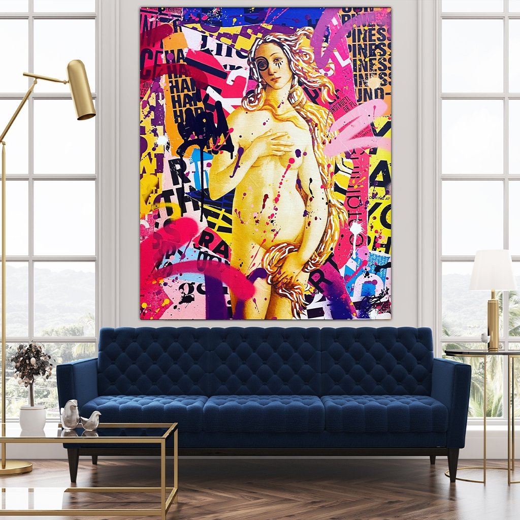 "Colorful Woman" by RS Artist - Affengeile Bilder