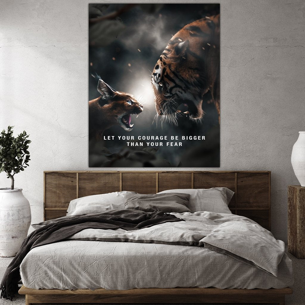 "Courage Bigger Than Fear" - Affengeile Bilder