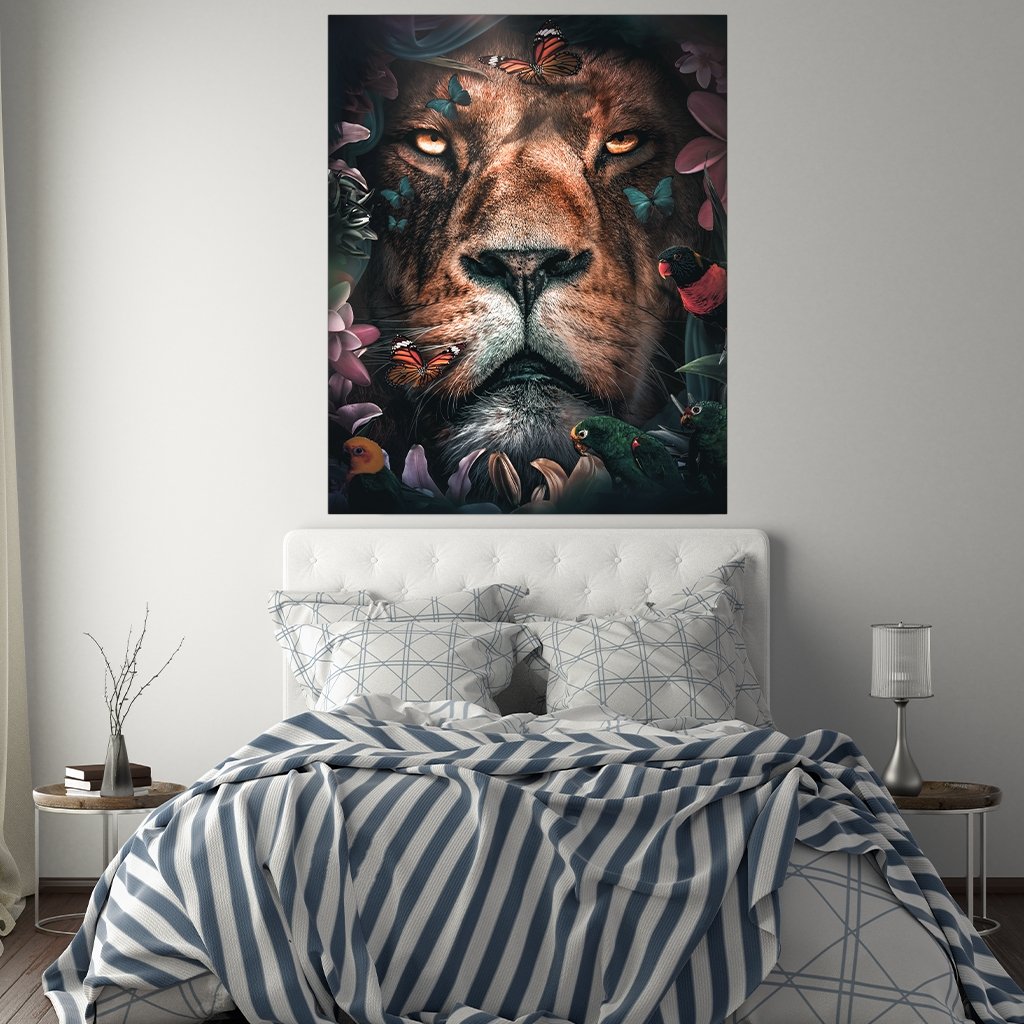 "Floral Lion" - Affengeile Bilder