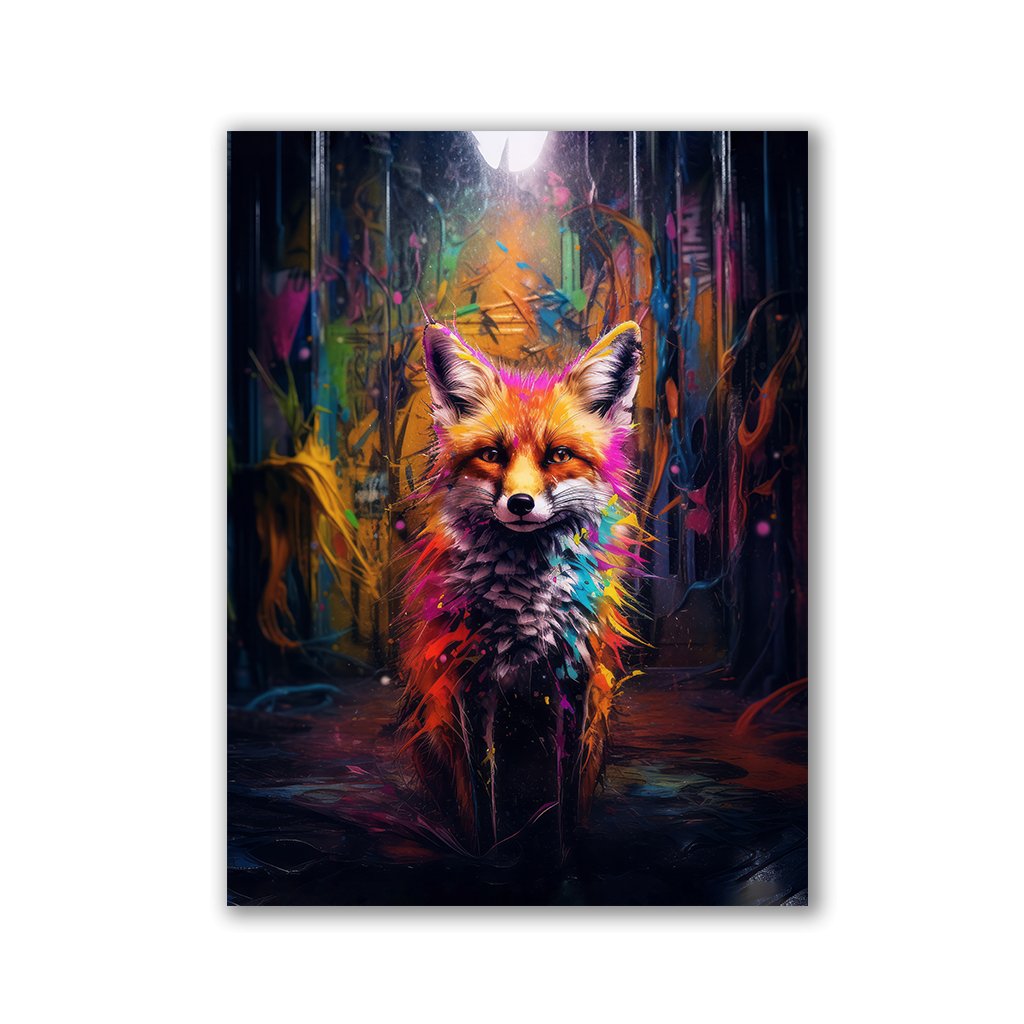 Fox Graffiti by Zenzdesign - Affengeile Bilder