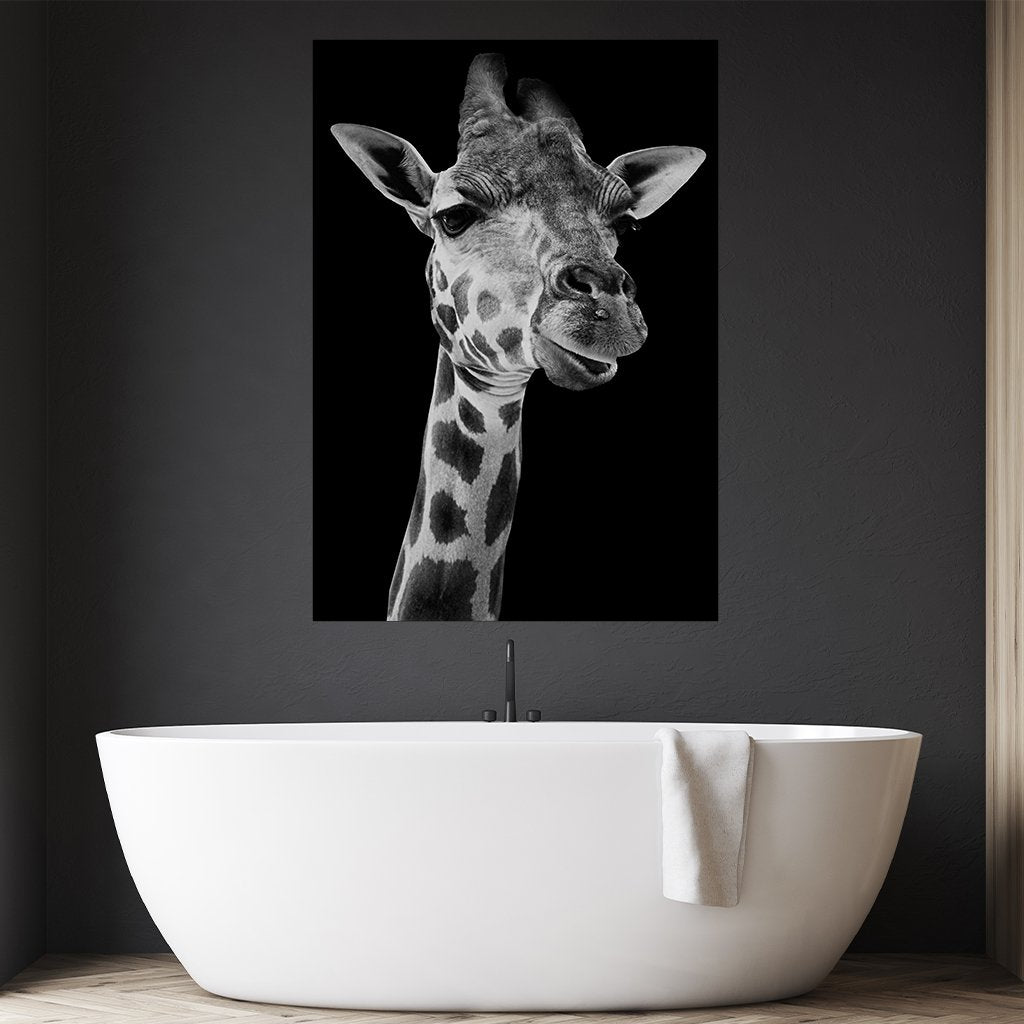 "Giraffe" Black/White - Affengeile Bilder