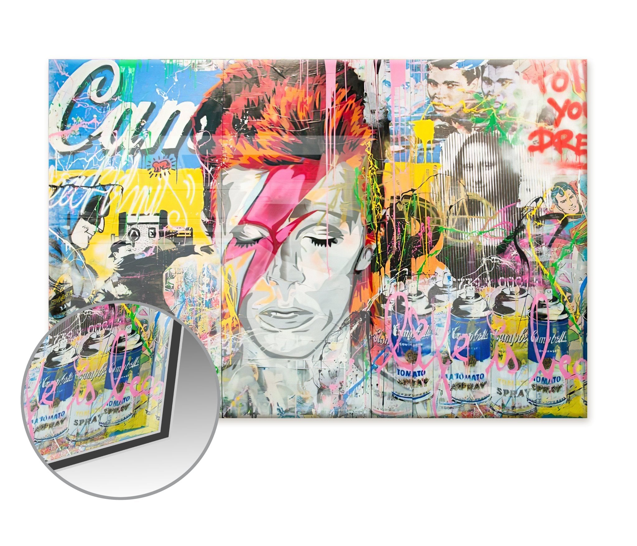 Graffiti Wall by Banksy - Affengeile Bilder