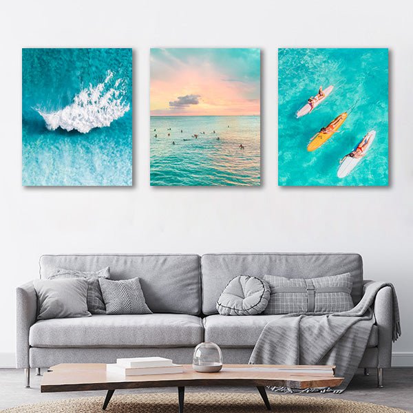 "Holiday Feeling" - Triptychon - Affengeile Bilder