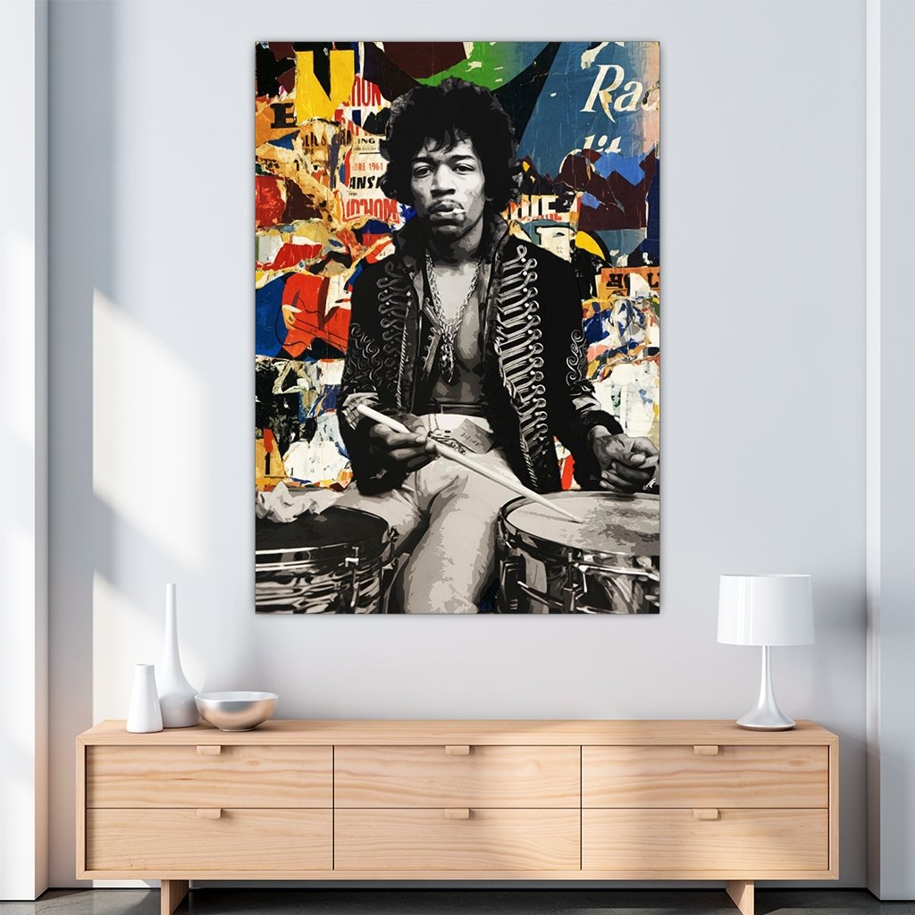 "JIMI HENDRIX" by RS Artist - Affengeile Bilder