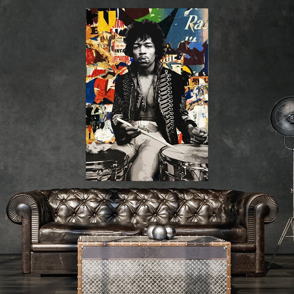 "JIMI HENDRIX" by RS Artist - Affengeile Bilder