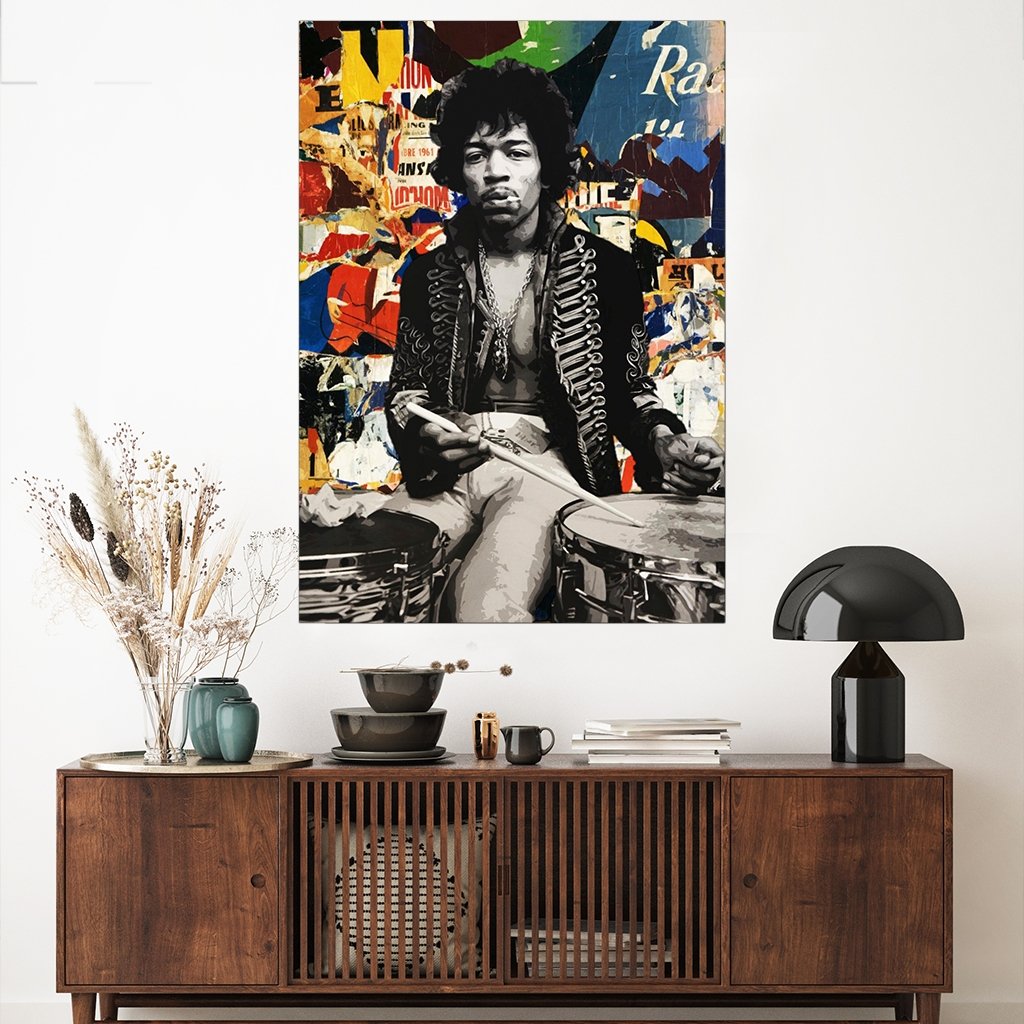"JIMI HENDRIX" by RS Artist - Affengeile Bilder