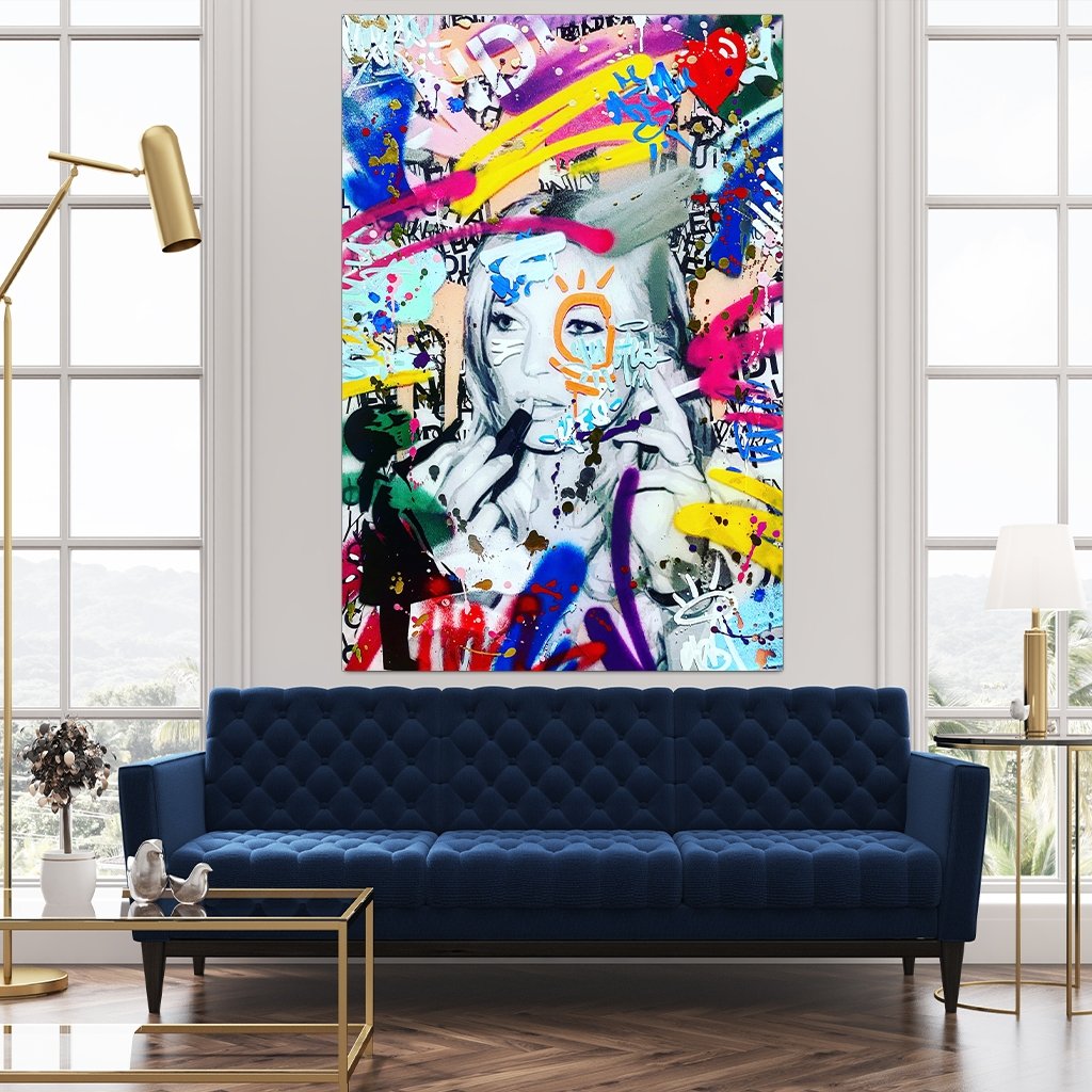 "KATY BRAND GRAFFITI" by RS Artist - Affengeile Bilder