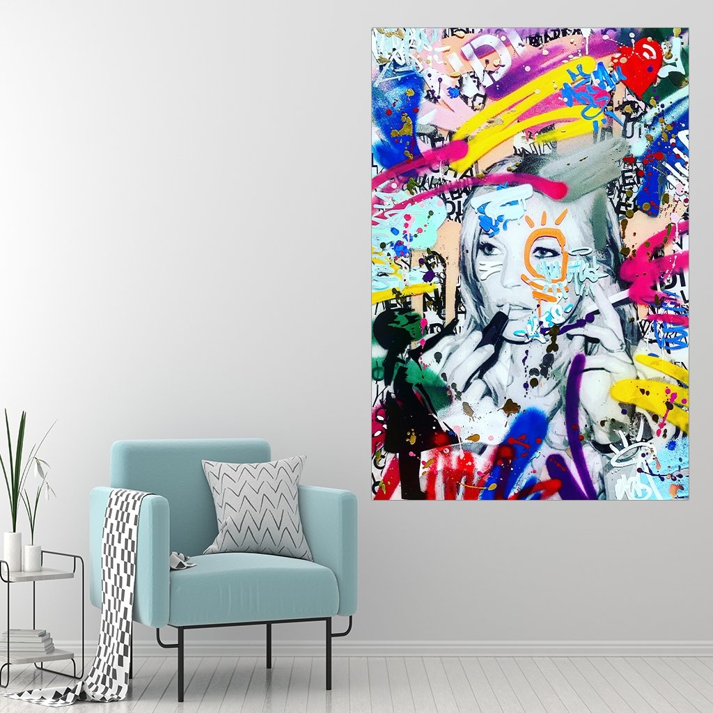 "KATY BRAND GRAFFITI" by RS Artist - Affengeile Bilder