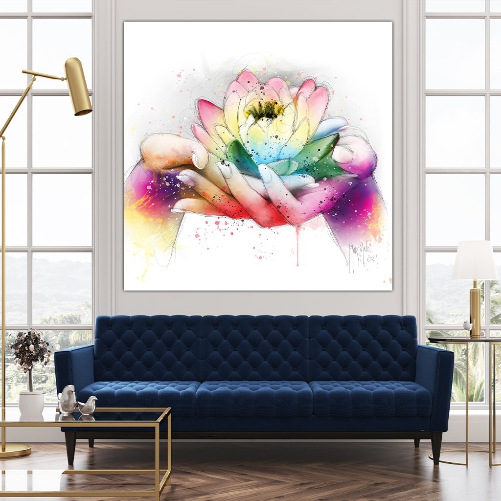 "Lotusblüte" by Patrice Murciano - Affengeile Bilder