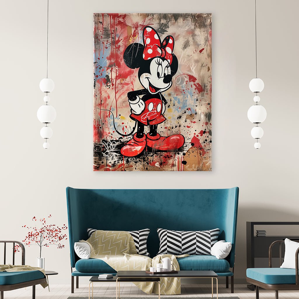 Minnie Mouse Streetart by Frank Daske - Affengeile Bilder