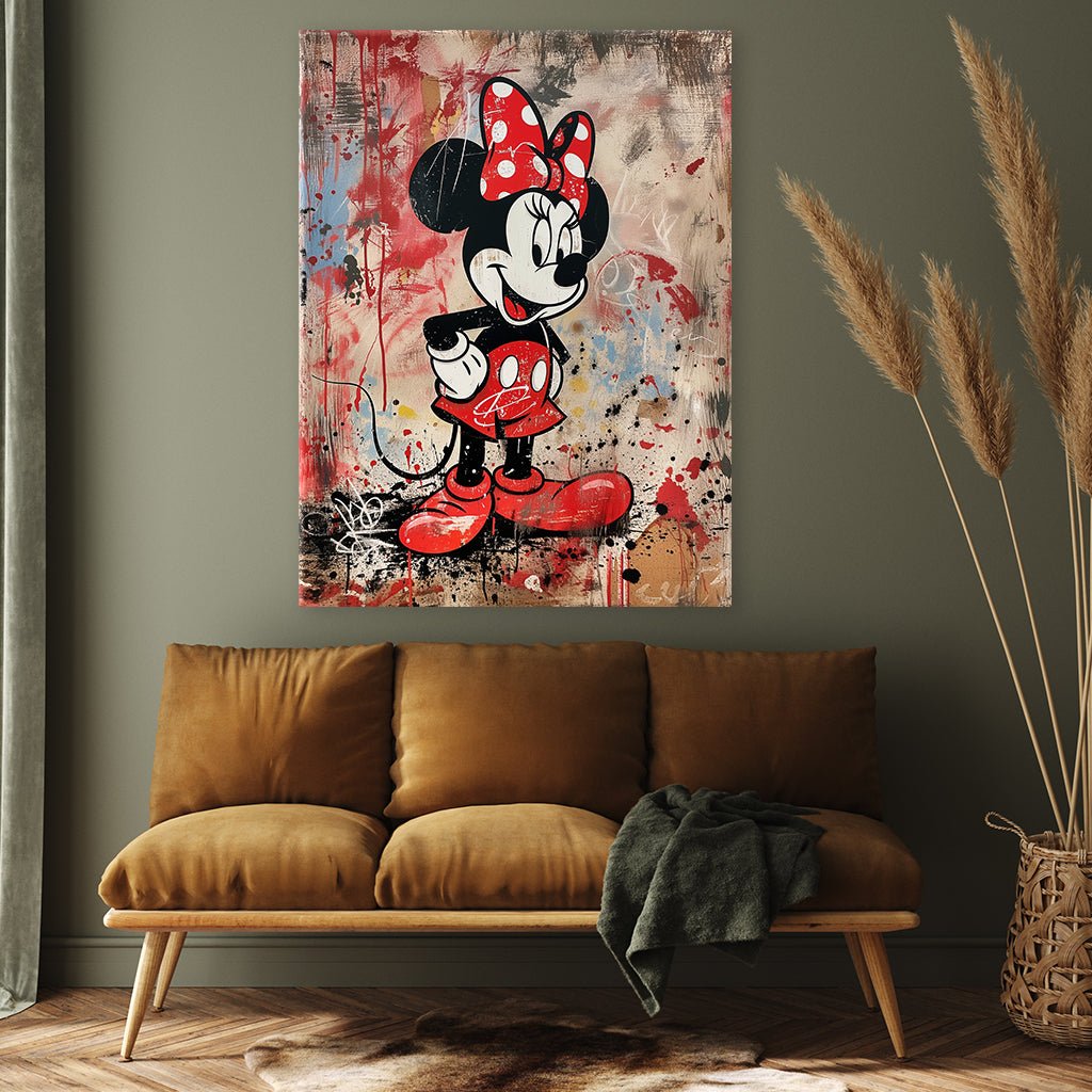 Minnie Mouse Streetart by Frank Daske - Affengeile Bilder