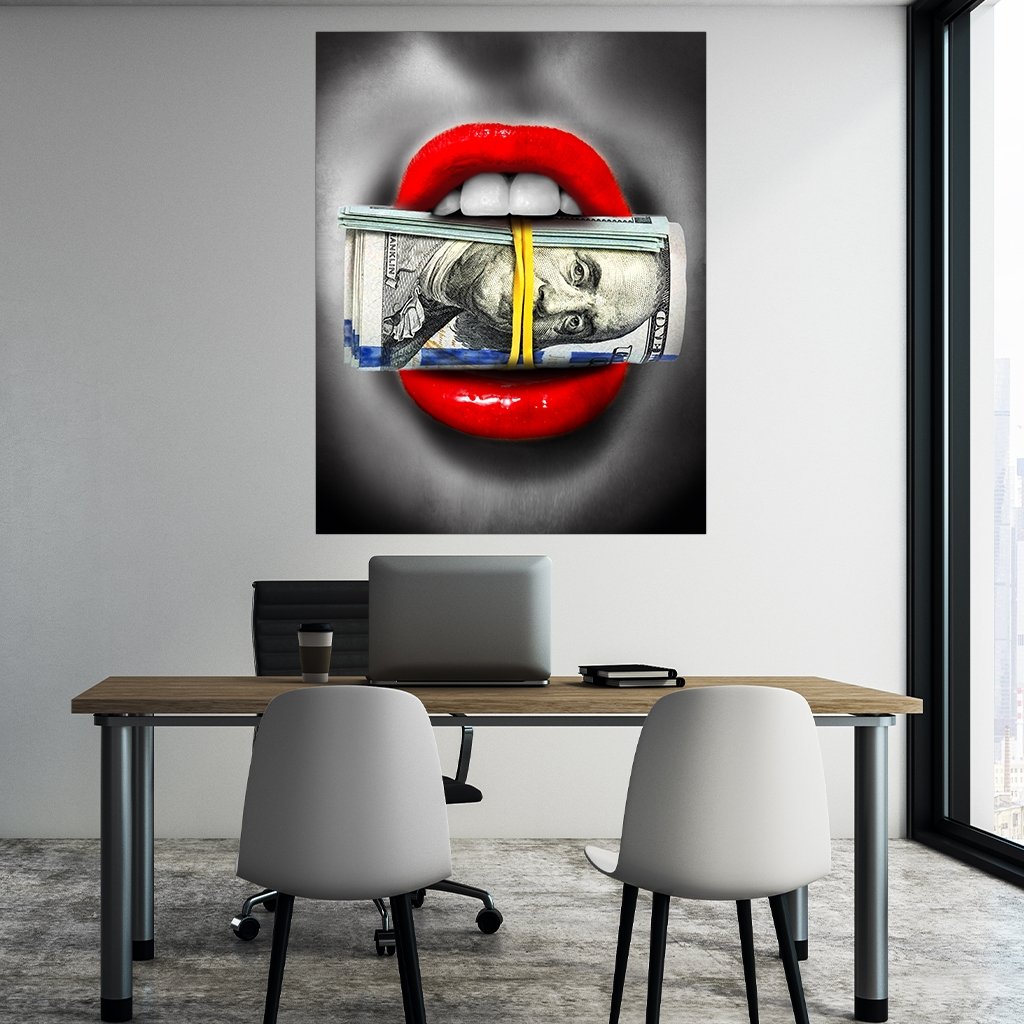 "Money Kiss" - Affengeile Bilder