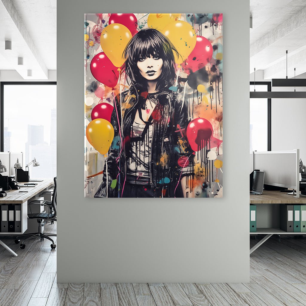 Nena Pop Art Graffiti by Frank Daske - Affengeile Bilder