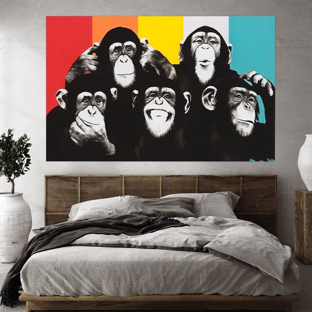 "Pop Art Chimps" - Affengeile Bilder