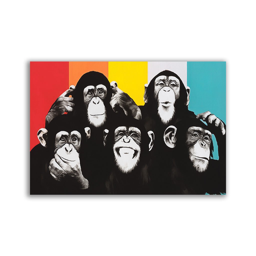 "Pop Art Chimps" - Affengeile Bilder