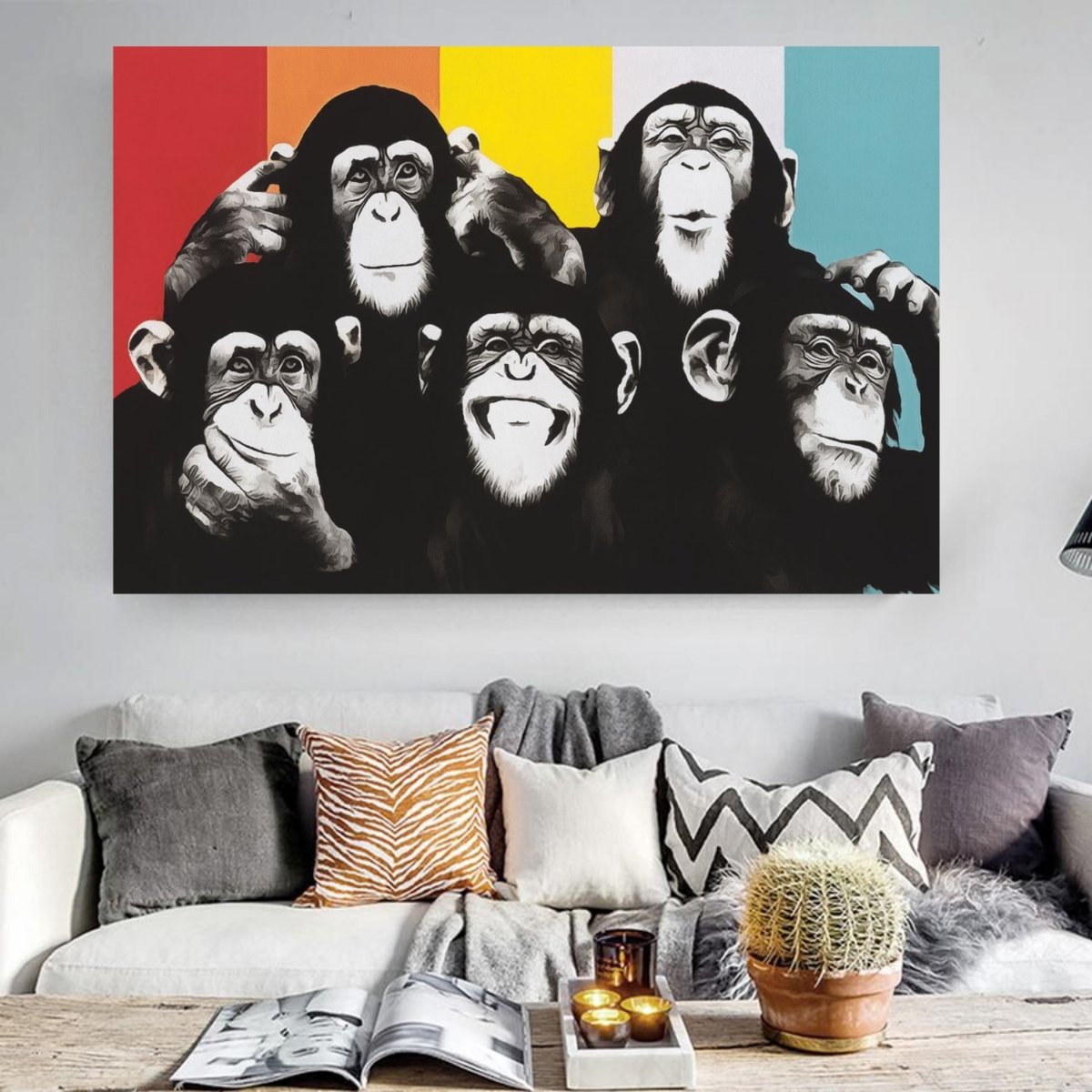 "Pop Art Chimps" - Affengeile Bilder