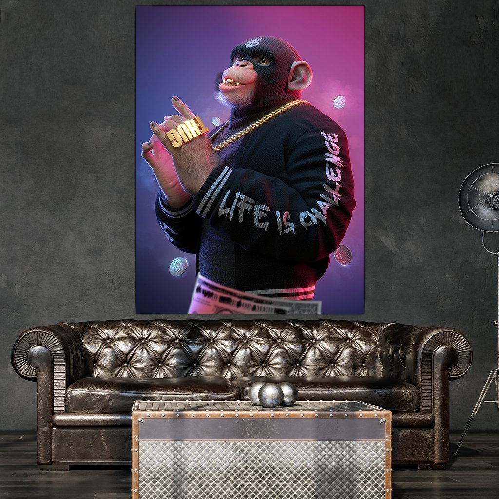 "THUG Chimp" NEU - Affengeile Bilder