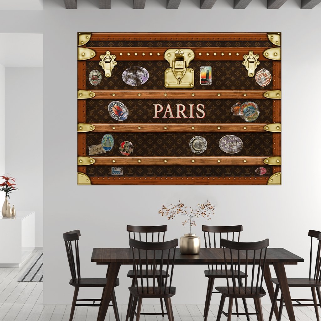 "Vintage LV Trunk Paris" - Affengeile Bilder