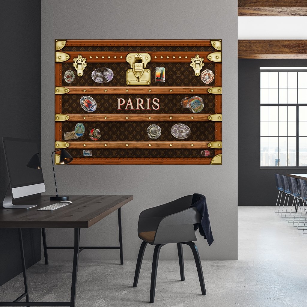 "Vintage LV Trunk Paris" - Affengeile Bilder
