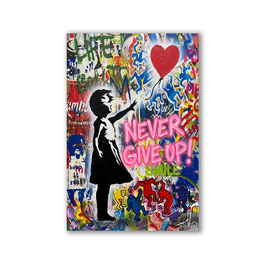 Never Give Up Smile by Adrian Vieriu - Affengeile Bilder