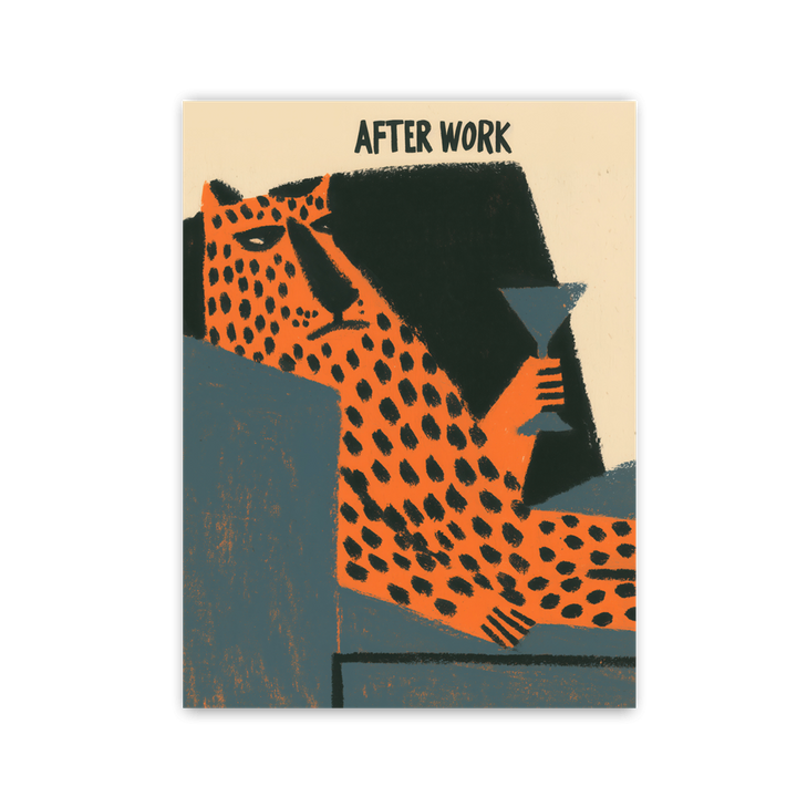 After Work Martini Leopard by Frank Daske - Affengeile Bilder