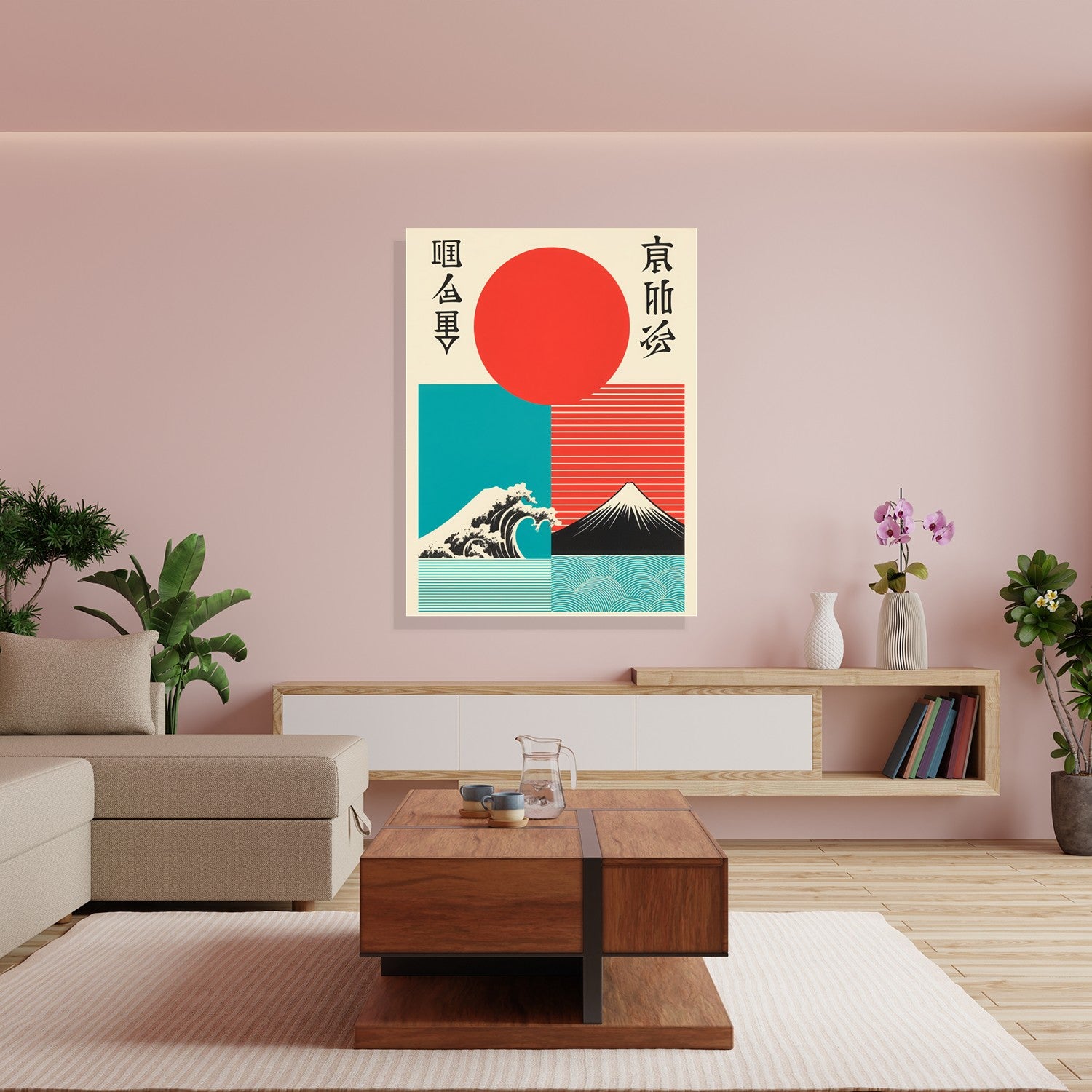 Red Sun Wave & Fuji by Frank Daske - Affengeile Bilder