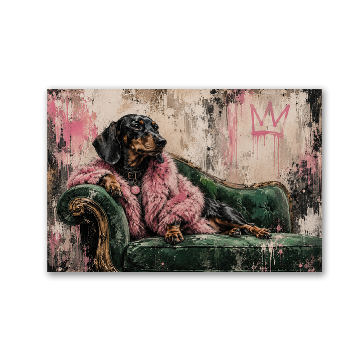 Fashion Dackel x Streetart Grafitti by Mark Matthews - Affengeile Bilder