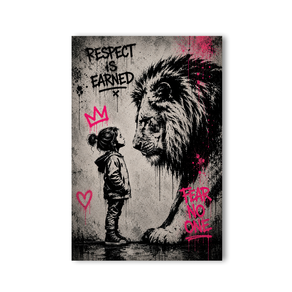 Fear No One x Stencil Grafitti by Mark Matthews - Affengeile Bilder