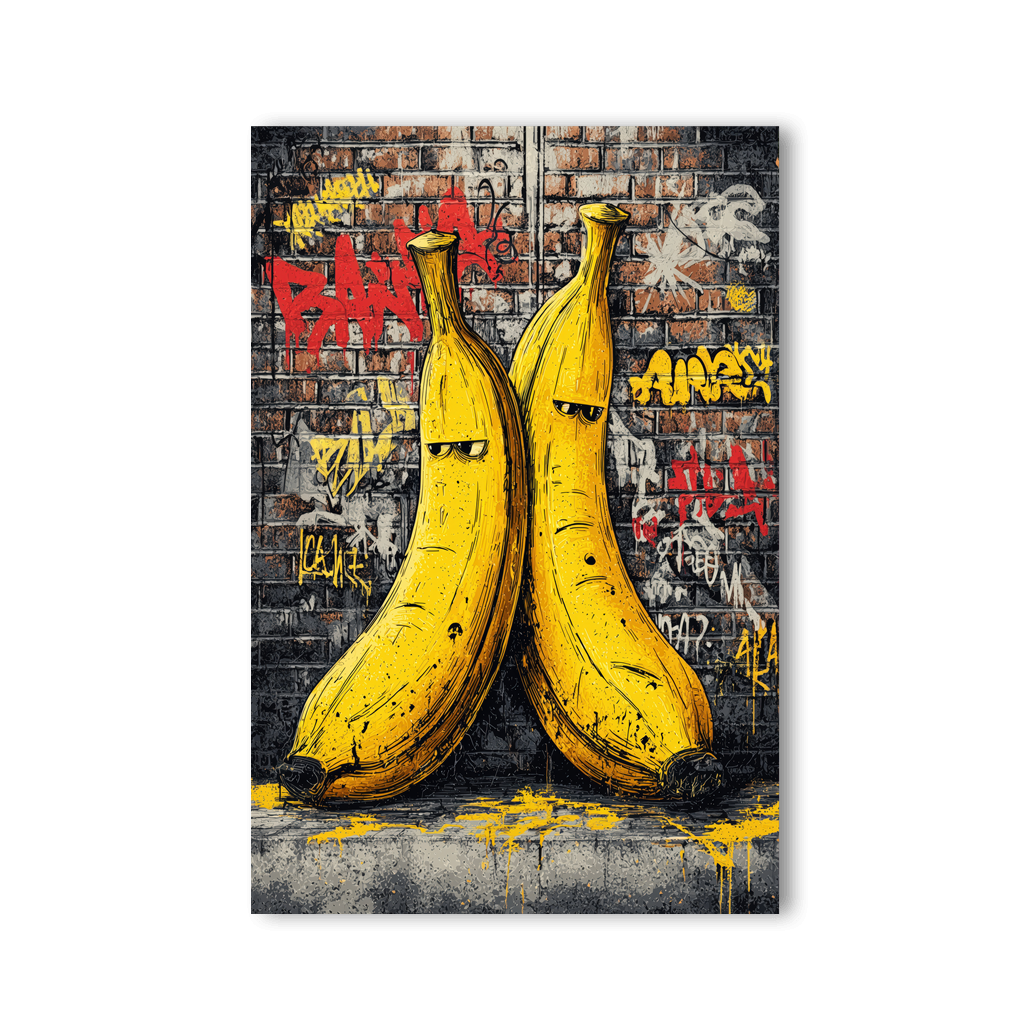 Grumpy Banana x Streetart by Mark Matthews - Affengeile Bilder